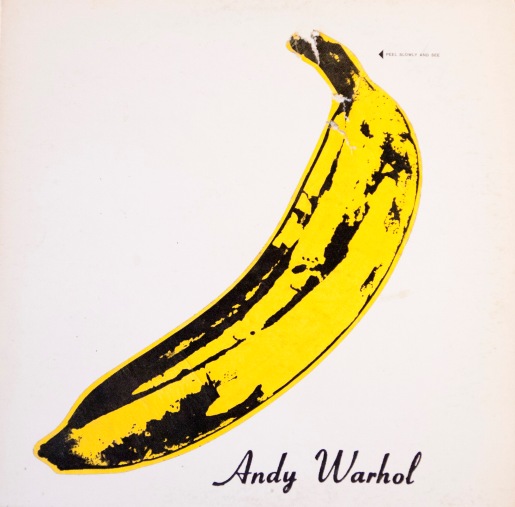 This photo provided by Cranbrook Art Museum shows the cover of a 1967 Andy Warhol-designed album called "The Velvet Underground and Nico. The record will be among those on display starting Saturday, June 21, 2014, at an exhibition of Warhols album covers at the museum in Bloomfield Hills, Mich. (AP Photo/Andy Warhol Foundation for the Visual Arts/Sony Music Entertainment) NO SALES